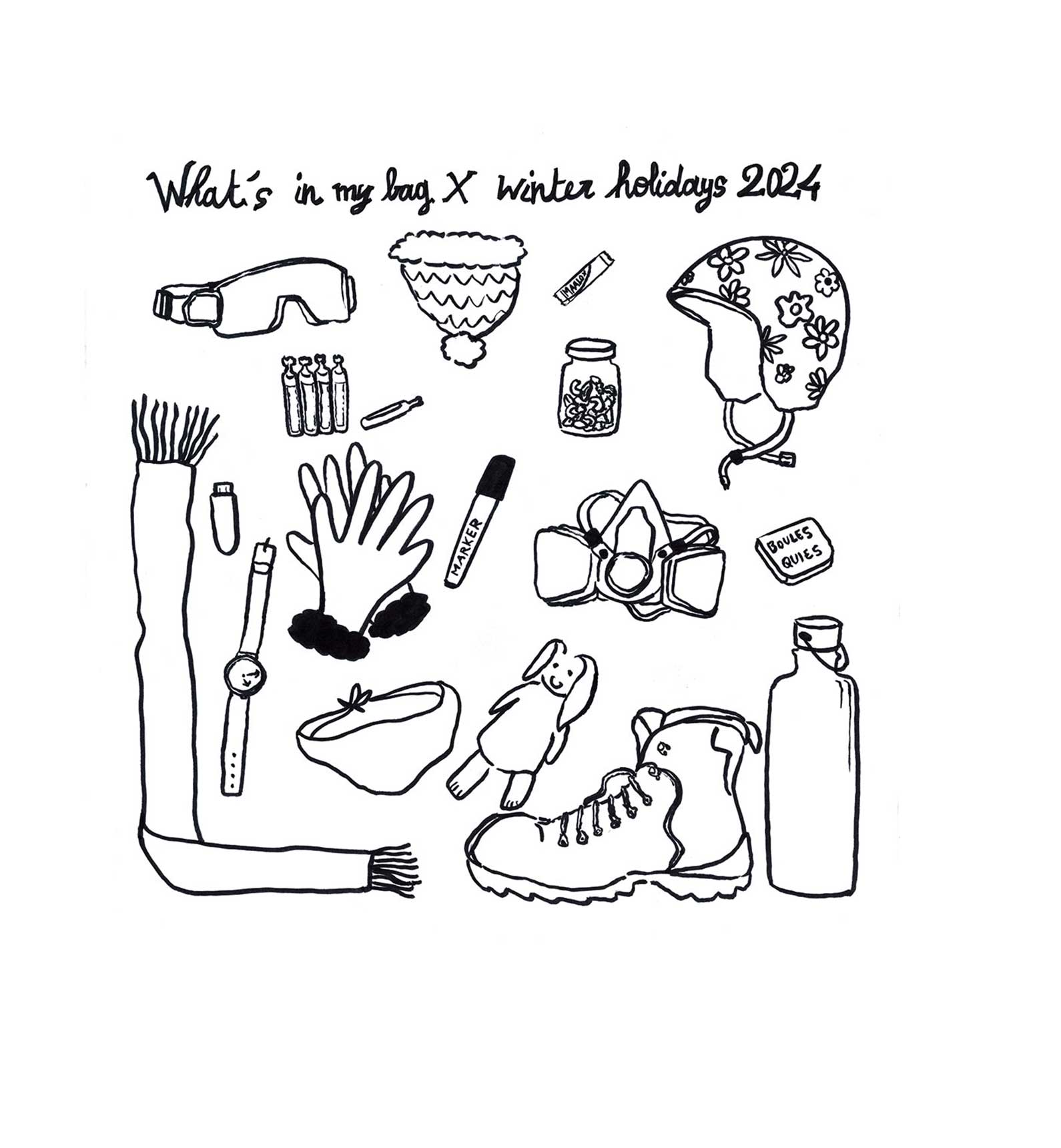 <i>What's in my bag</i> /manif/, 2024