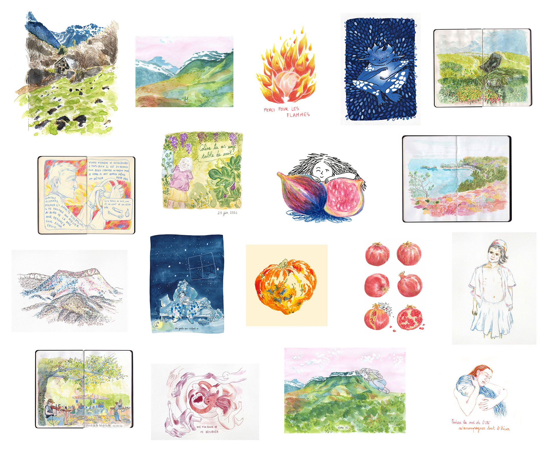 mosaique illustrations coline gwinner