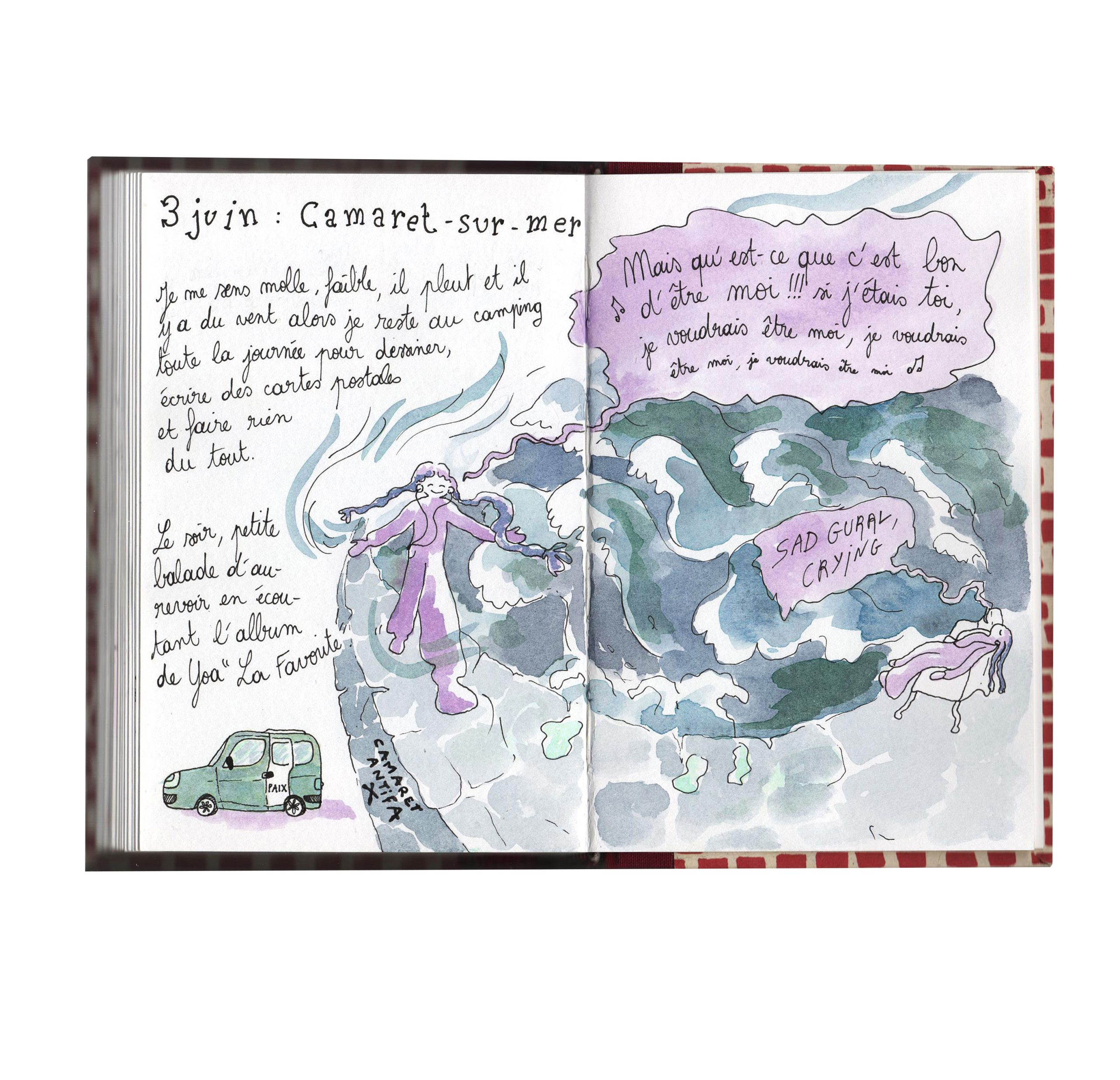 <i>Carnet de voyage</i>, aquarelle, 2026