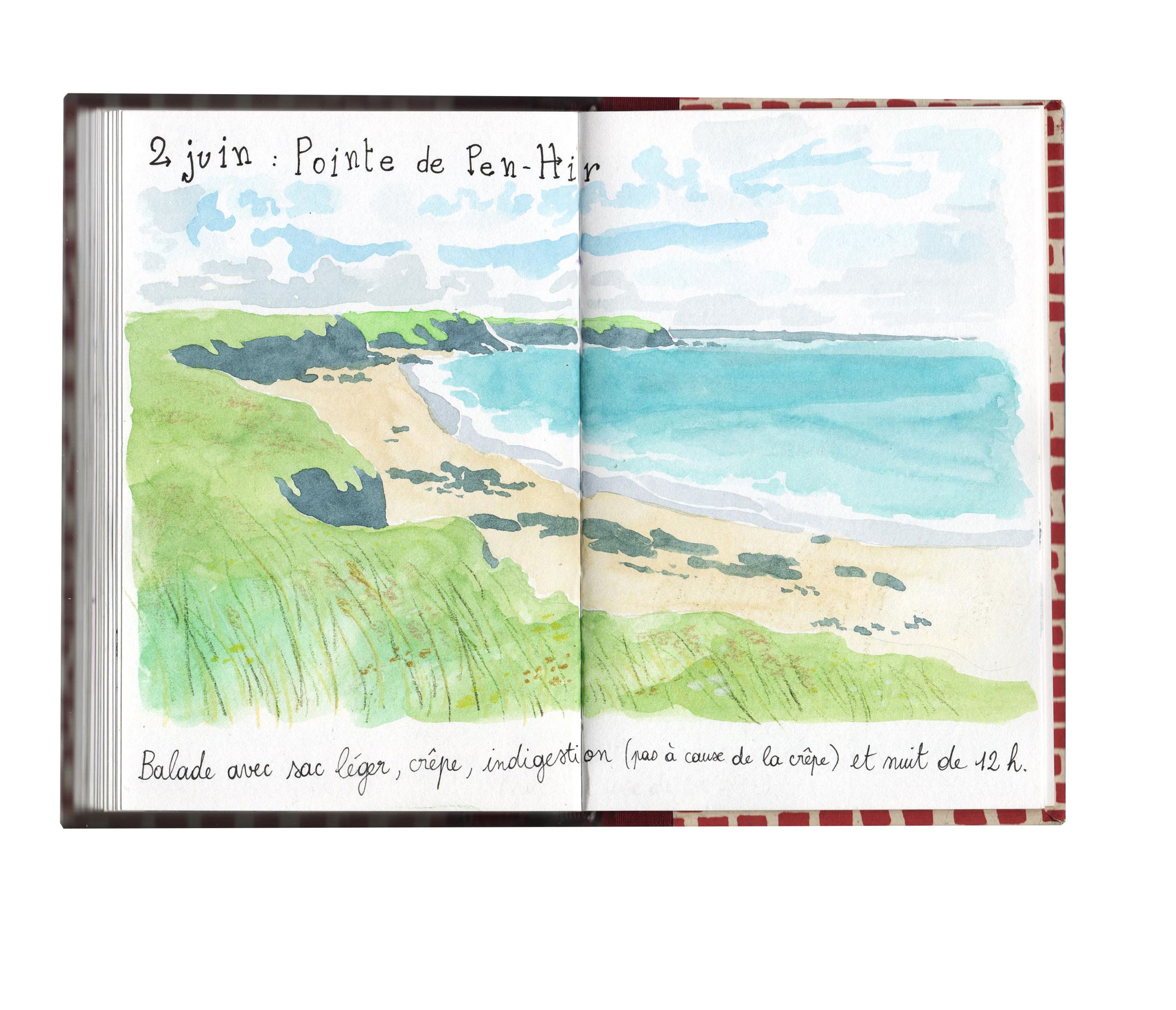 <i>Carnet de voyage</i>, aquarelle, 2026